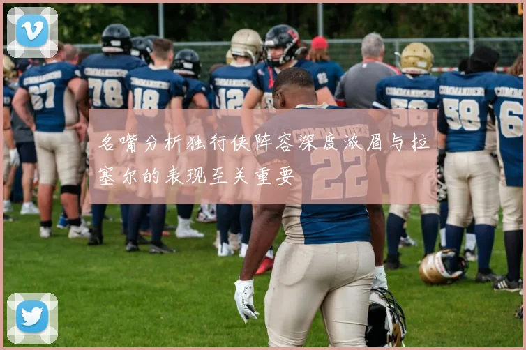 名嘴分析独行侠阵容深度浓眉与拉塞尔的表现至关重要